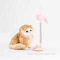Cat Wand Toy with Flashing Light and Feather